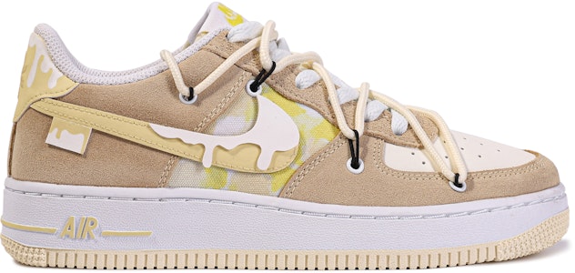 【訂製球鞋】Nike Air Force 1 Low 達文西訂製 禮盒 檸檬慕斯 流體 簡約 百搭 輕便 低筒 板鞋 GS 黃白 Lookbook 【訂製球鞋】Nike Air Force 1 Low 達文西訂製 禮盒 檸檬慕斯 流體 簡約 百搭 輕便 低筒 板鞋 GS 黃白
