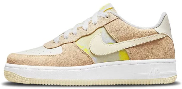 【訂製球鞋】Nike Air Force 1 Low 達文西訂製 禮盒 檸檬慕斯 流體 簡約 百搭 輕便 低筒 板鞋 GS 黃白 Sizing 【訂製球鞋】Nike Air Force 1 Low 達文西訂製 禮盒 檸檬慕斯 流體 簡約 百搭 輕便 低筒 板鞋 GS 黃白
