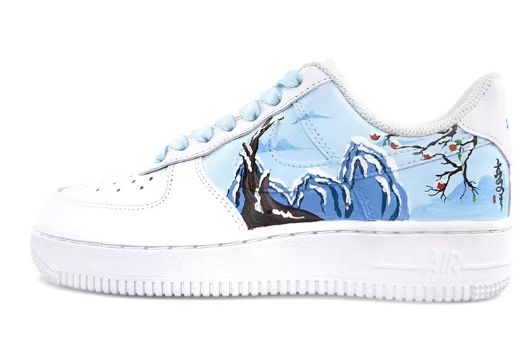 [Custom Shoes] Nike Air Force 1 Low 'Lidong Blue-White'