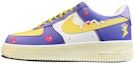 Buy 나이키 에어포스 1 로우 '번개토끼 블루옐로우' (Custom) 315122-111(TeamD-男款闪电兔手绘涂鸦蓝黄)