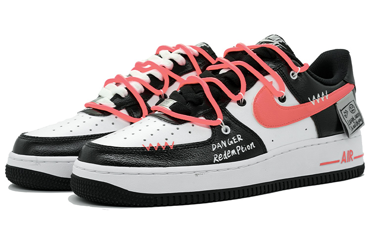 Lookbook 나이키 에어포스1 로우 '스마일 검핑'(커스텀) DR9867-102(Team16-男款救赎系列摩卡粉)