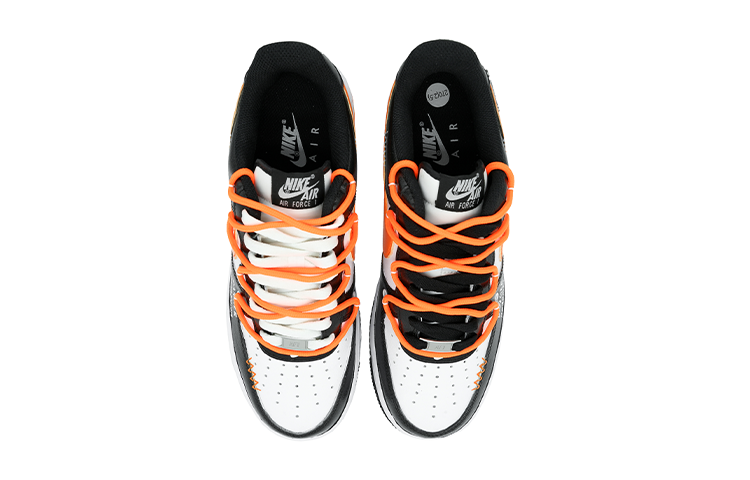 Shop Zapatillas Nike Air Force 1 Low 'Lost Smile Negro Blanco Panda' DV1331-100(Team16-女款低帮救赎系列黑橙)