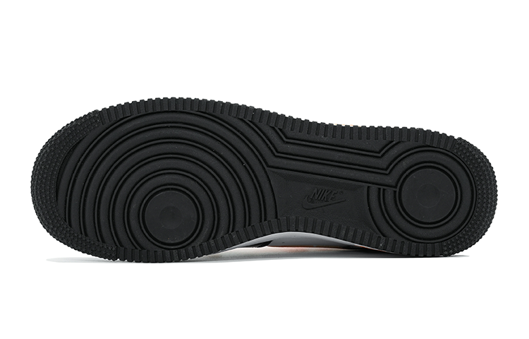 Details for Zapatillas Nike Air Force 1 Low 'Lost Smile Negro Blanco Panda' DV1331-100(Team16-女款低帮救赎系列黑橙)