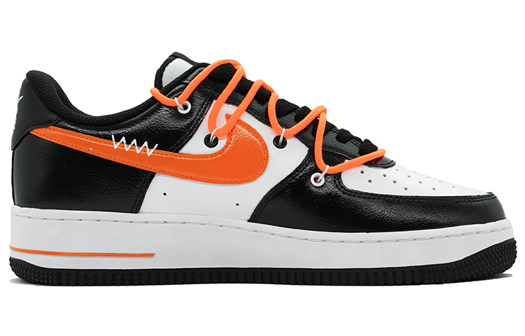 Order [カスタムシューズ] ナイキ エアフォース1 ロー『ロストスマイリーレデンプション』 DR9867-102(Team16-男款救赎系列黑白橙)