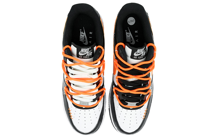 Shop [カスタムシューズ] ナイキ エアフォース1 ロー『ロストスマイリーレデンプション』 DR9867-102(Team16-男款救赎系列黑白橙)