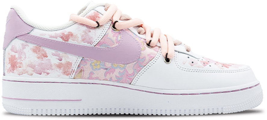 【定製球鞋】Nike Air Force 1 Low 空軍一號 粉墨暈染 刺繡 國潮 解構 復古 低幫 板鞋 男款 藕粉 Order 【定製球鞋】Nike Air Force 1 Low 空軍一號 粉墨暈染 刺繡 國潮 解構 復古 低幫 板鞋 男款 藕粉