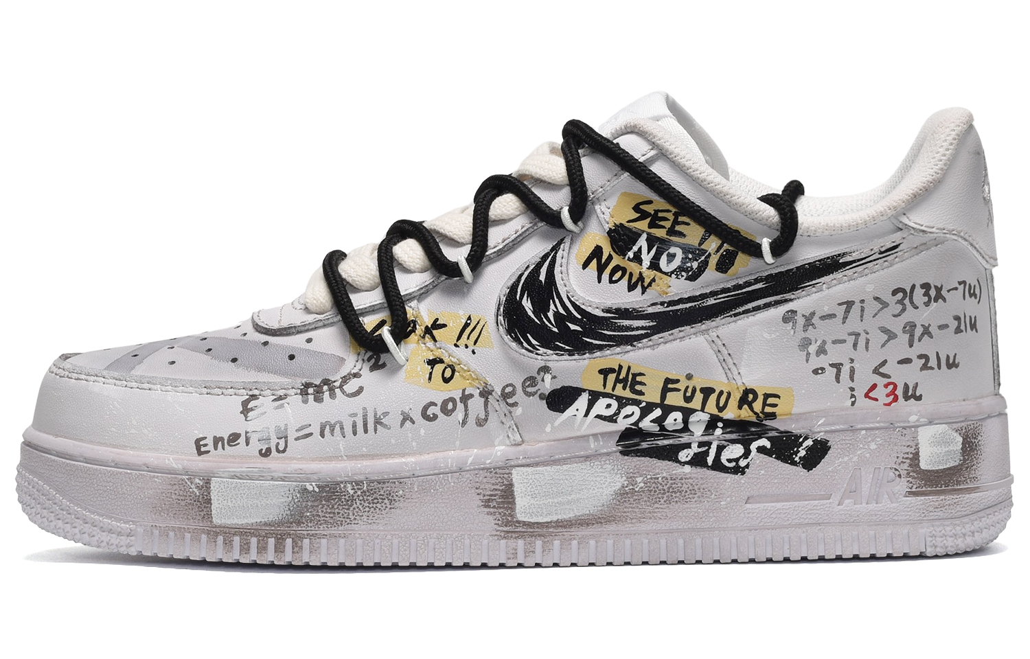 Buy [Kasot Kastam] Nike Air Force 1 Low 'Love Equation Splatter' CW2288-111-471193