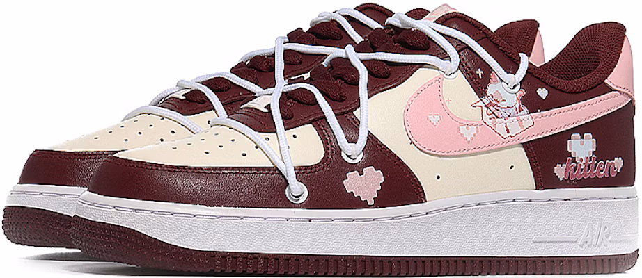 나이키 에어포스 1 로우 '러브스트럭 키티 - 레드화이트' (커스텀) FD9925-161-465871 Lookbook 나이키 에어포스 1 로우 '러브스트럭 키티 - 레드화이트' (커스텀) FD9925-161-465871