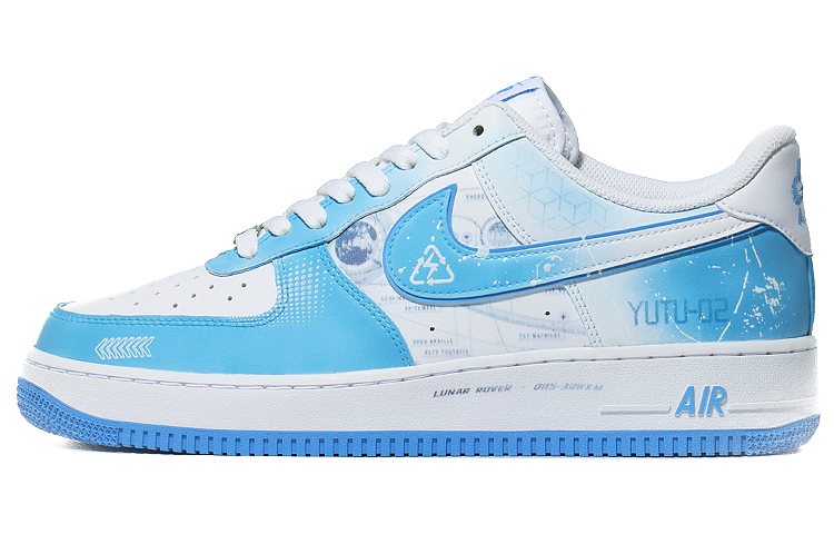[Custom Shoes] Nike Air Force 1 Low 'Lunar Mission University Blue'