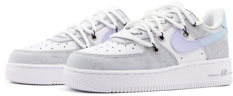 나이키 에어포스 1 로우 '마카롱 그라데이션 회백색' (custom shoes can be inferred) CW2288-111(Team51-男款马卡龙2.0) Lookbook 나이키 에어포스 1 로우 '마카롱 그라데이션 회백색' (custom shoes can be inferred) CW2288-111(Team51-男款马卡龙2.0)