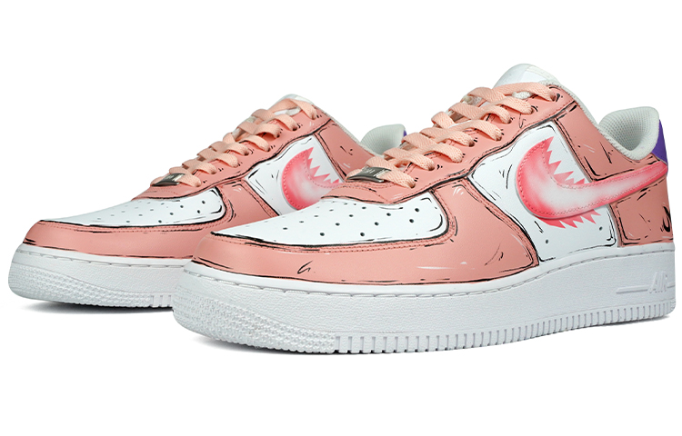 Lookbook Zapatillas Nike Air Force 1 Low 'Majin Buu - Dragon Ball Z' CW2288-111(TeamJ-男款动漫龙珠魔人布欧粉色)