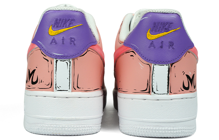 Shop Zapatillas Nike Air Force 1 Low 'Majin Buu - Dragon Ball Z' CW2288-111(TeamJ-男款动漫龙珠魔人布欧粉色)