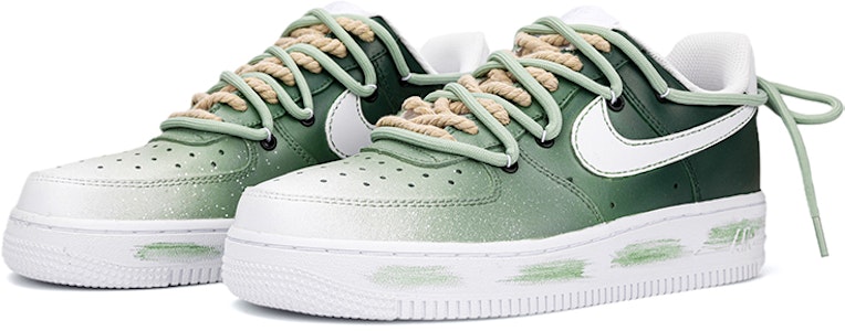 Zapatillas Nike Air Force 1 Low 'Matcha Frappuccino Graffiti' Custom CW2288-111(Team18-AF1抹茶星冰乐) Lookbook Zapatillas Nike Air Force 1 Low 'Matcha Frappuccino Graffiti' Custom CW2288-111(Team18-AF1抹茶星冰乐)