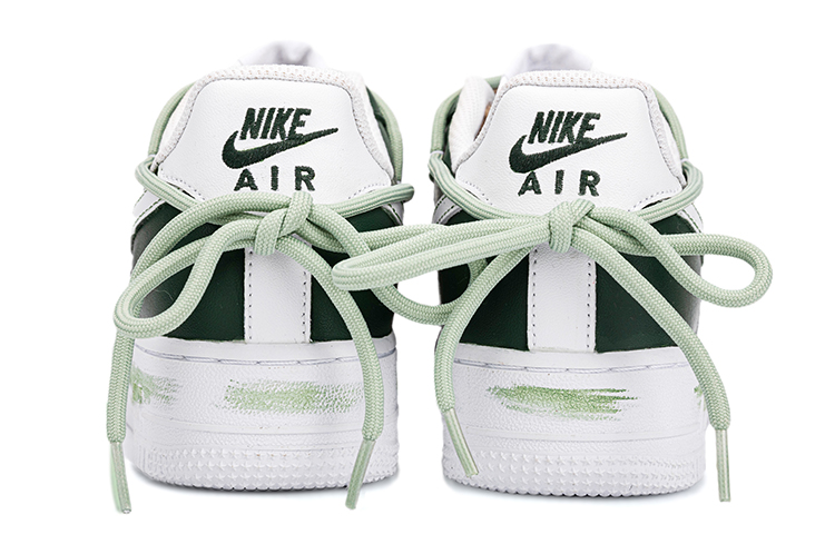 Shop [Kasut Custom] Nike Air Force 1 Low 'Matcha Frappuccino Graffiti' CW2288-111(Team18-AF1抹茶星冰乐）