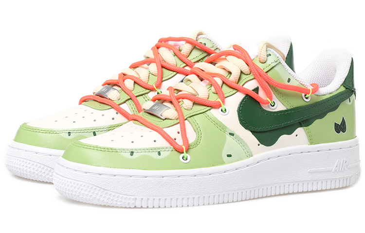 Lookbook [Kasut Custom] Nike Air Force 1 Low 'Aiskrim Matcha Deconstructed' CW2288-111(Team拾玖-男款冰淇淋)