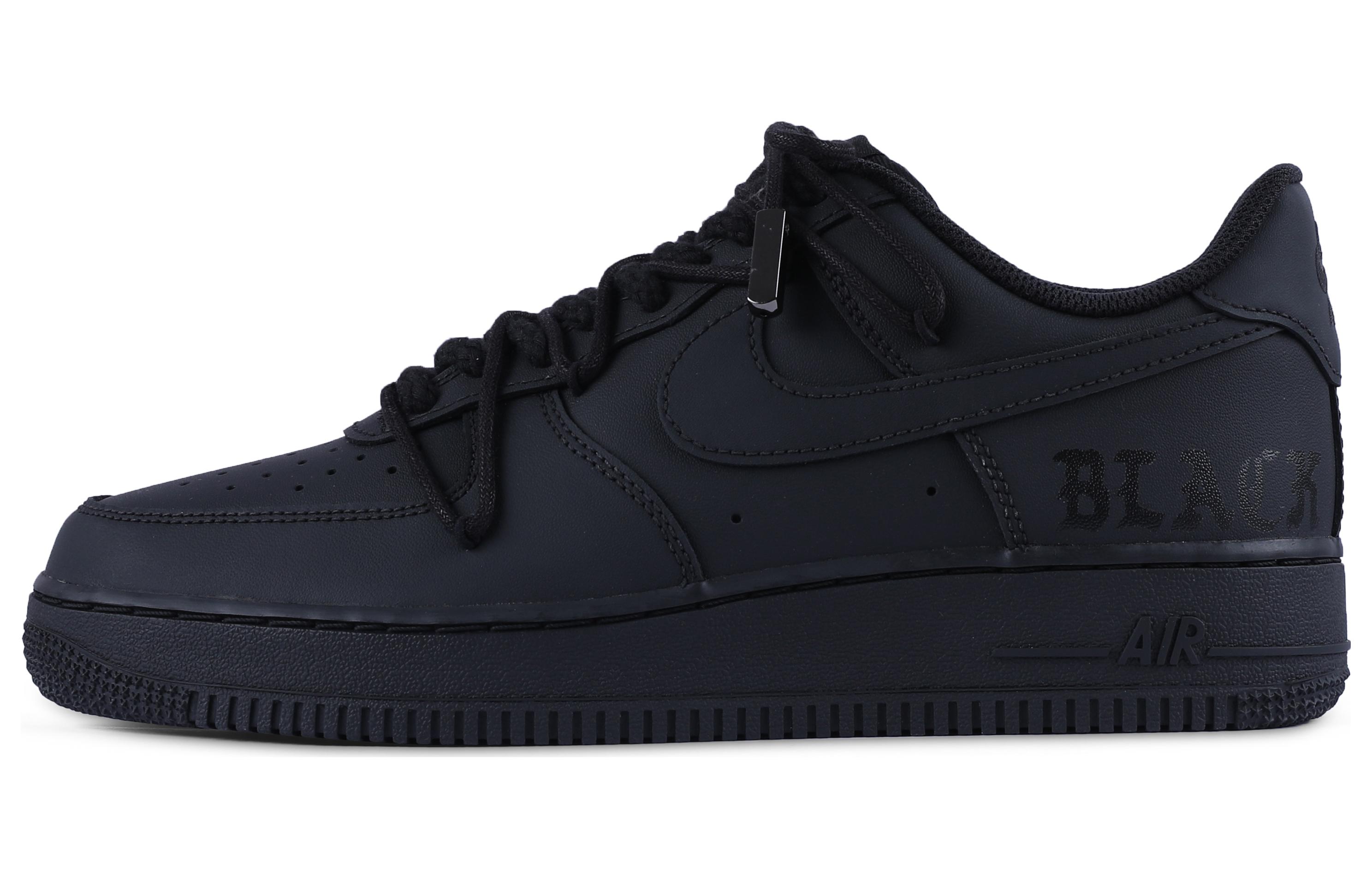 Buy 【訂製球鞋】Nike Air Force 1 Low 07 空軍一號 黑武士 黑暗霧面 高效能 低筒 板鞋 男款 純黑