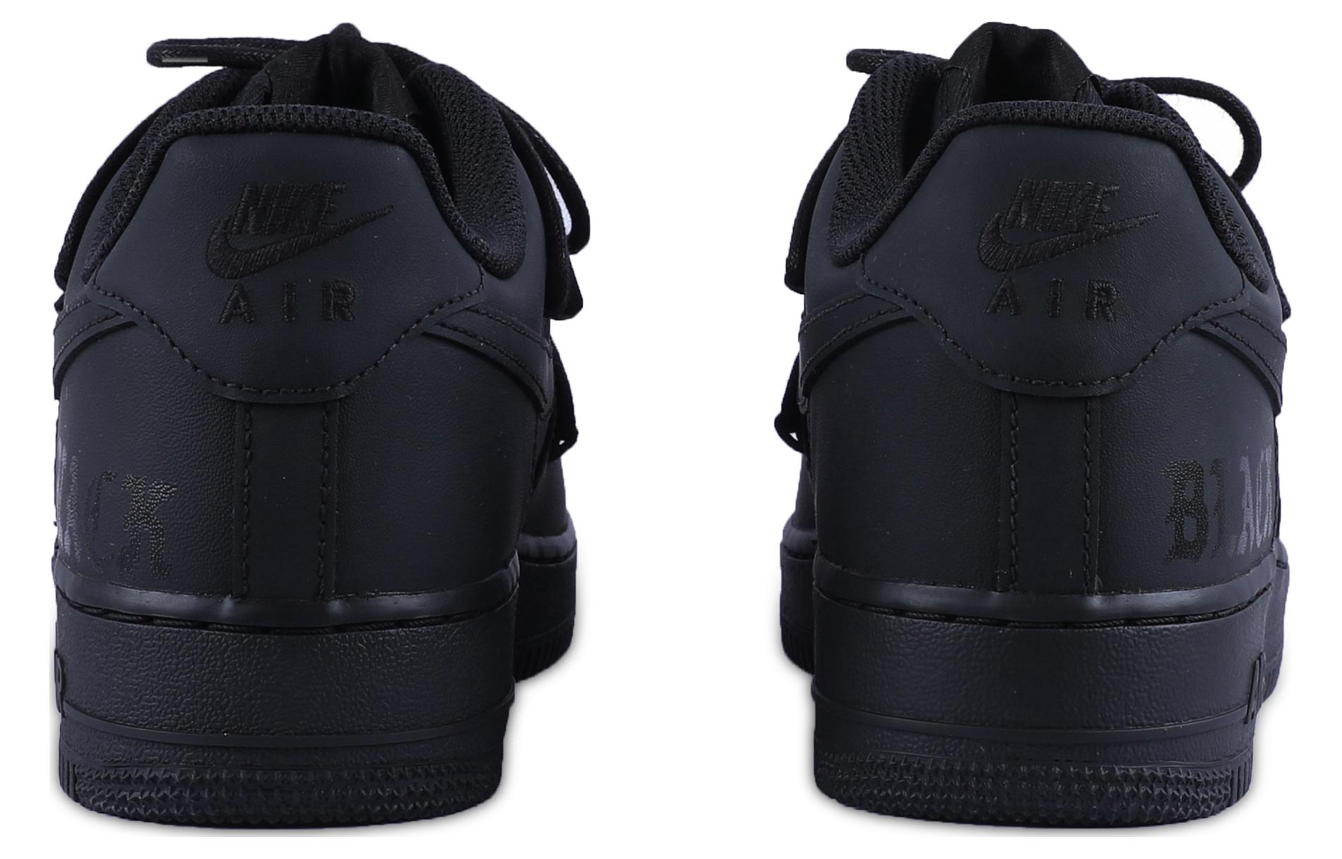 Shop 【訂製球鞋】Nike Air Force 1 Low 07 空軍一號 黑武士 黑暗霧面 高效能 低筒 板鞋 男款 純黑