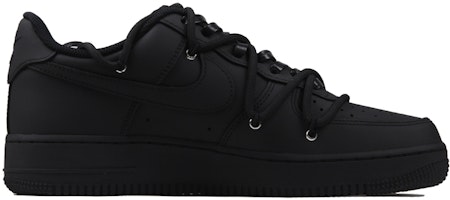 【客製化球鞋】Nike Air Force 1 Low 空軍一號 磨砂霧面 解構鞋帶 潮流 低筒 板鞋 男款 霧面黑色 Lookbook 【客製化球鞋】Nike Air Force 1 Low 空軍一號 磨砂霧面 解構鞋帶 潮流 低筒 板鞋 男款 霧面黑色