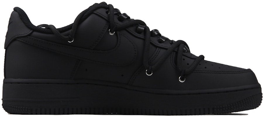 Zapatillas Nike Air Force 1 Low 'Negro Mate con Cordones Reconstruidos' CW2288-001(TeamJ-哑光黑板鞋男款) Lookbook Zapatillas Nike Air Force 1 Low 'Negro Mate con Cordones Reconstruidos' CW2288-001(TeamJ-哑光黑板鞋男款)