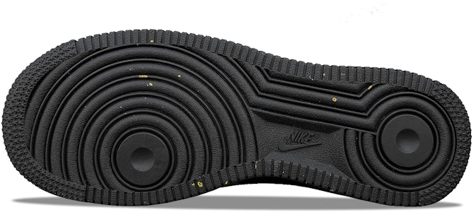 【定製球鞋】Nike Air Force 1 Low LE 哑光金色斑點 塗鴉潑墨 立體鉤子 解構 低筒 球鞋 GS 黑 Details for 【定製球鞋】Nike Air Force 1 Low LE 哑光金色斑點 塗鴉潑墨 立體鉤子 解構 低筒 球鞋 GS 黑