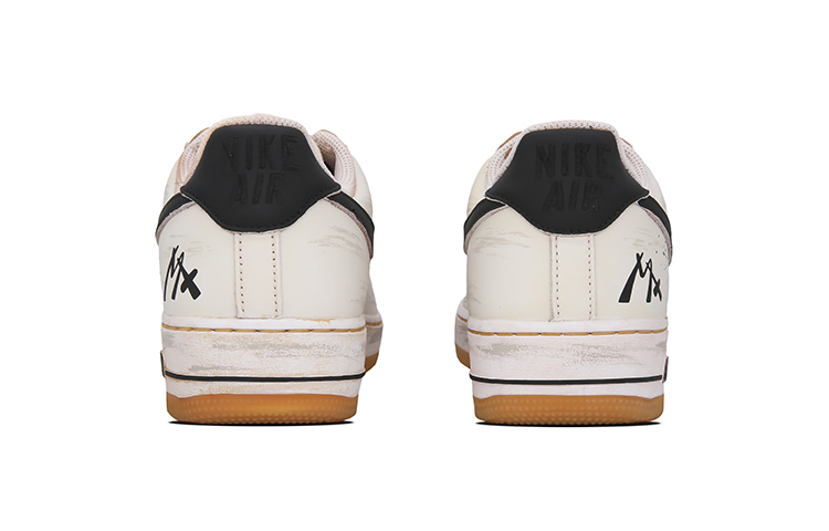 Shop [Custom Shoes] Nike Air Force 1 Low 'Max Graffiti Distressed - Black Brown'