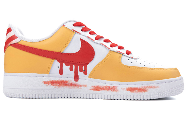 Order [カスタムシューズ] ナイキ エア フォース 1 ロー 'マクドナルド イエロー ホワイト レッド' CW2288-111(Team18-AF1男款麦当劳)