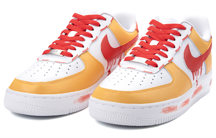 Lookbook [カスタムシューズ] ナイキ エア フォース 1 ロー 'マクドナルド イエロー ホワイト レッド' CW2288-111(Team18-AF1男款麦当劳)