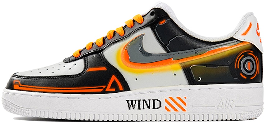 【定制球鞋】Nike Air Force 1 Low 7 空軍一號 機甲風格 霓虹科技感 賽博朋克 螢光感 低幫 板鞋 男款 灰橙色 Buy 【定制球鞋】Nike Air Force 1 Low 7 空軍一號 機甲風格 霓虹科技感 賽博朋克 螢光感 低幫 板鞋 男款 灰橙色