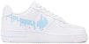 나이키 에어포스 1 로우 '녹은 아이스크림' (Nike AF1 로우 '멜티드 아이스크림') CW2288-111(Team18-AF1蓝色单钩融化QD)