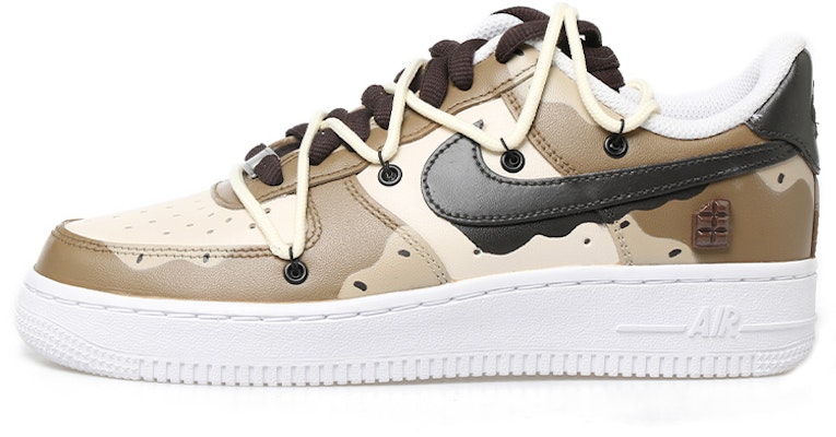 【客製球鞋】Nike Air Force 1 Low 7 手繪噴繪 溶解 解構 冰淇淋 摩卡 低筒 板鞋 男款 巧克力色 Buy 【客製球鞋】Nike Air Force 1 Low 7 手繪噴繪 溶解 解構 冰淇淋 摩卡 低筒 板鞋 男款 巧克力色