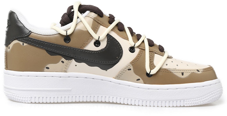 【客製球鞋】Nike Air Force 1 Low 7 手繪噴繪 溶解 解構 冰淇淋 摩卡 低筒 板鞋 男款 巧克力色 Order 【客製球鞋】Nike Air Force 1 Low 7 手繪噴繪 溶解 解構 冰淇淋 摩卡 低筒 板鞋 男款 巧克力色