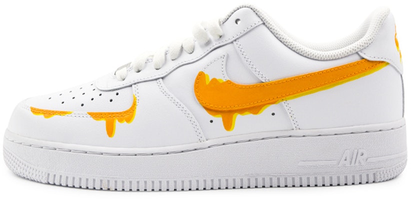 【訂製球鞋】 Nike Air Force 1 Low '07 空軍一號 融化塗鴉 低幫 板鞋 男款 橙白 Buy 【訂製球鞋】 Nike Air Force 1 Low '07 空軍一號 融化塗鴉 低幫 板鞋 男款 橙白