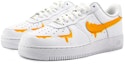 Lookbook 【訂製球鞋】 Nike Air Force 1 Low '07 空軍一號 融化塗鴉 低幫 板鞋 男款 橙白