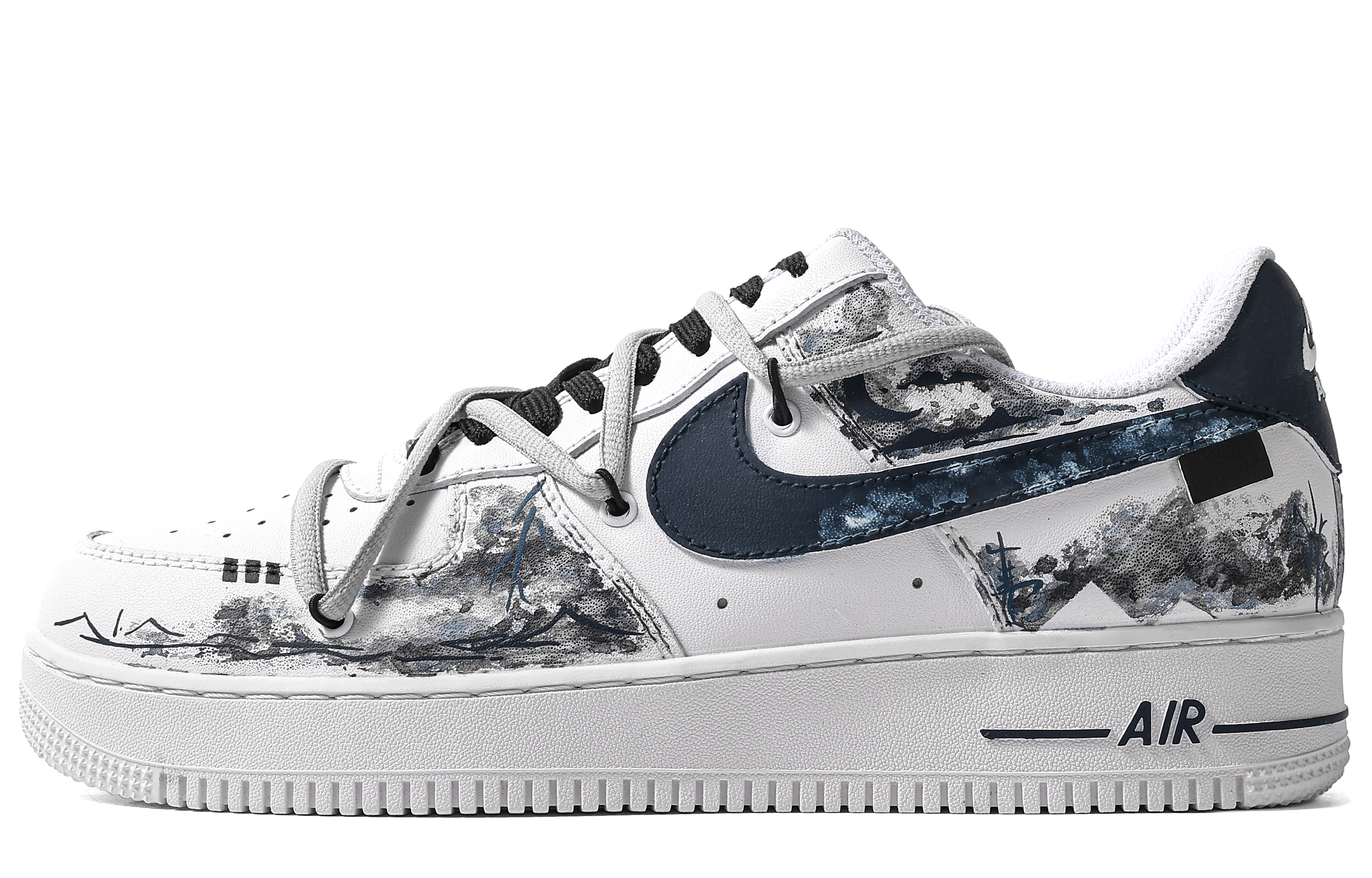 [Custom Shoes] Nike Air Force 1 Low 'Midnight Ink'