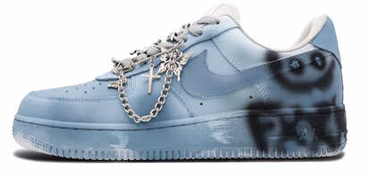 【客製球鞋】Nike Air Force 1 低筒 搖滾龐克 Y2K 學院風 小眾高級 植鞣 男款 藏藍 Buy 【客製球鞋】Nike Air Force 1 低筒 搖滾龐克 Y2K 學院風 小眾高級 植鞣 男款 藏藍