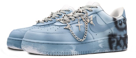 【客製球鞋】Nike Air Force 1 低筒 搖滾龐克 Y2K 學院風 小眾高級 植鞣 男款 藏藍 Lookbook 【客製球鞋】Nike Air Force 1 低筒 搖滾龐克 Y2K 學院風 小眾高級 植鞣 男款 藏藍