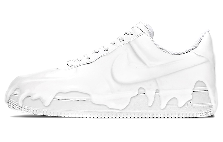 Buy 【定制球鞋】 Nike Air Force 1 Low 空軍一號 奶酪 流體 低幫 板鞋 男款 乳白色