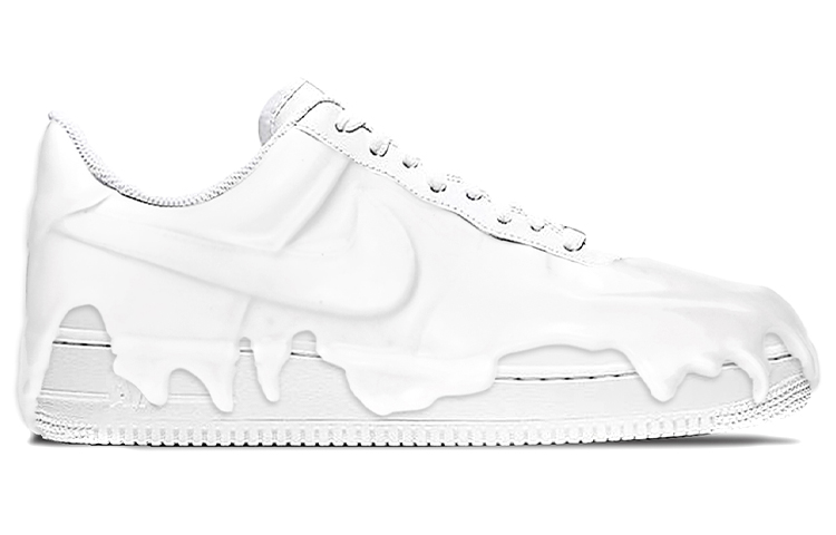 Shop 【定制球鞋】 Nike Air Force 1 Low 空軍一號 奶酪 流體 低幫 板鞋 男款 乳白色