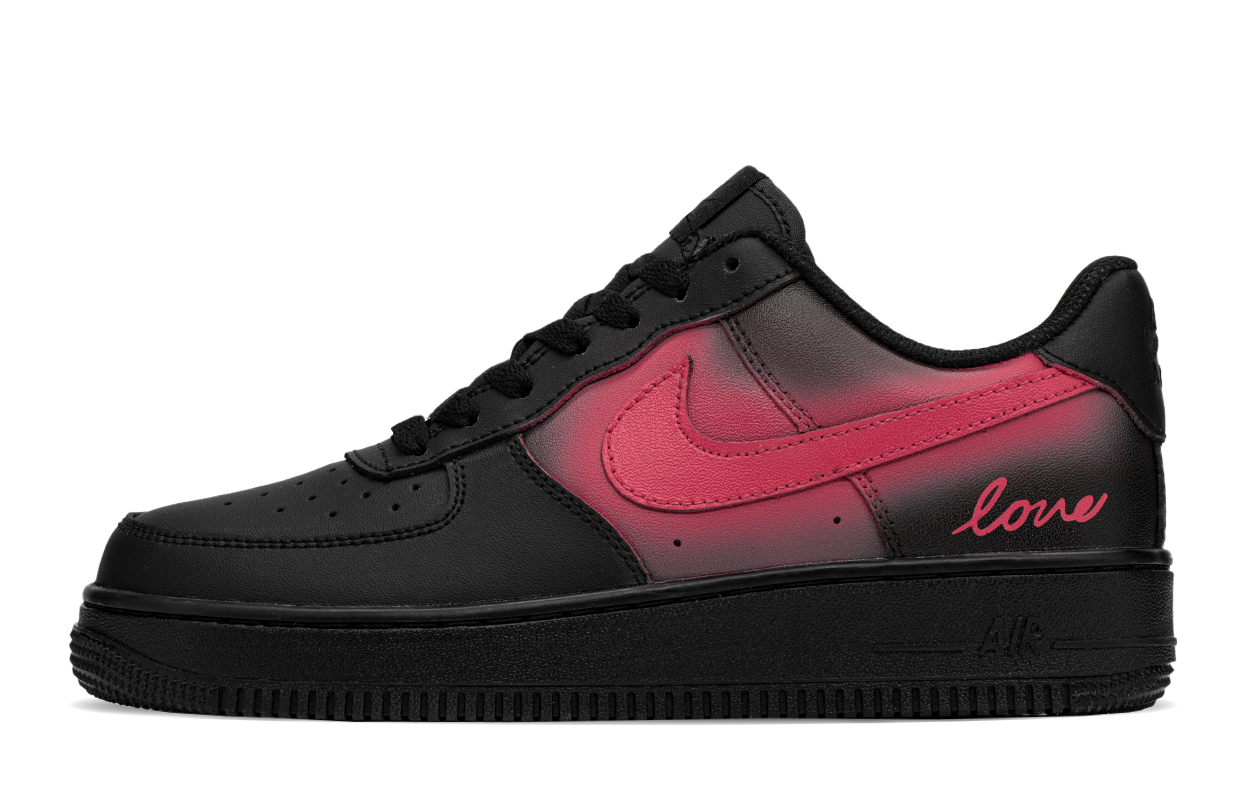 Order [Sneakers Kustom] Nike Air Force 1 Low 'Millennium Babe Hot Pink Hitam' CW2288-001(TeamA-霓虹情人)