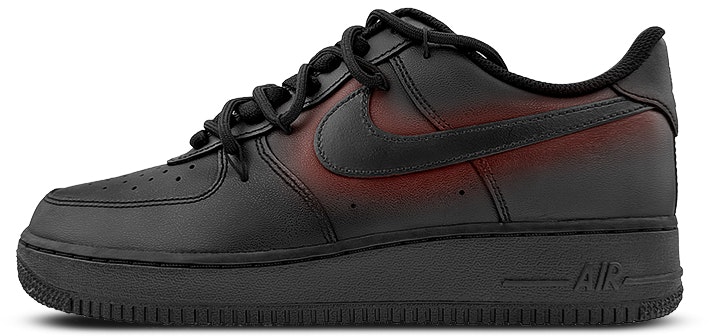 custom-shoes-nike-air-force-1-low-minimalist-black-warrior-red-gradient
