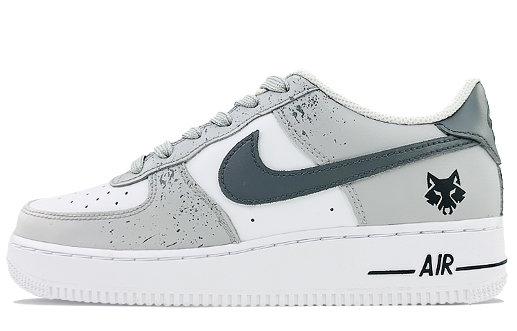 Buy [Kasut Custom] Nike Air Force 1 Rendah 'Kelabu Minimalis' DH2920-111(Team40-GS狼灰)