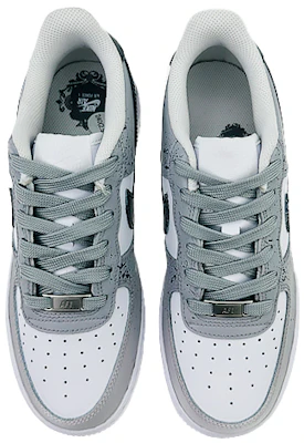 【定制球鞋】Nike Air Force 1 Low 極簡主義 狼 野心 執著 低幫 板鞋 GS 灰 Shop 【定制球鞋】Nike Air Force 1 Low 極簡主義 狼 野心 執著 低幫 板鞋 GS 灰