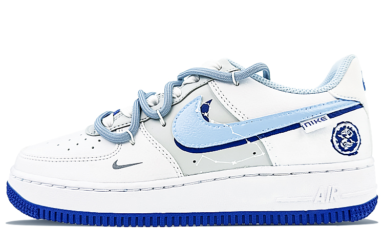 [Custom Shoes] Nike Air Force 1 Low 'Minimalist Pisces Deconstructed Blue'