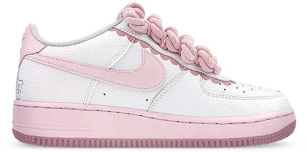 【訂製球鞋】 Nike Air Force 1 Low 極簡主義 修狗 戀愛 粉嘟嘟 低筒 板鞋 GS 粉白 Order 【訂製球鞋】 Nike Air Force 1 Low 極簡主義 修狗 戀愛 粉嘟嘟 低筒 板鞋 GS 粉白