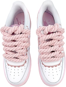 【訂製球鞋】 Nike Air Force 1 Low 極簡主義 修狗 戀愛 粉嘟嘟 低筒 板鞋 GS 粉白 Shop 【訂製球鞋】 Nike Air Force 1 Low 極簡主義 修狗 戀愛 粉嘟嘟 低筒 板鞋 GS 粉白