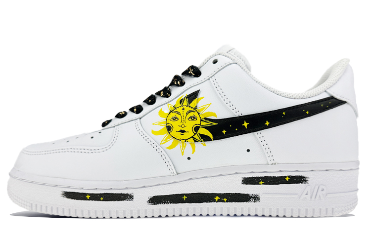 Buy ナイキAF1ロー ミニマル太陽神 黒黄 (Nike AF1 Rō Minimaru Taiyōshin Kuroki) CW2288-111(Team40-男太阳神黑黄S-BOX)