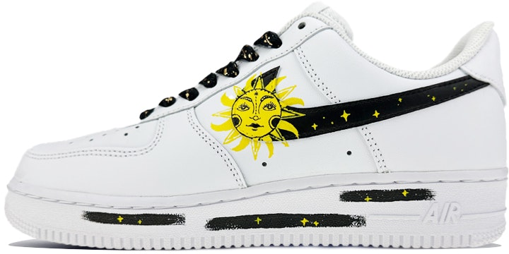 custom-shoes-nike-air-force-1-low-minimalist-sun-god-black-yellow