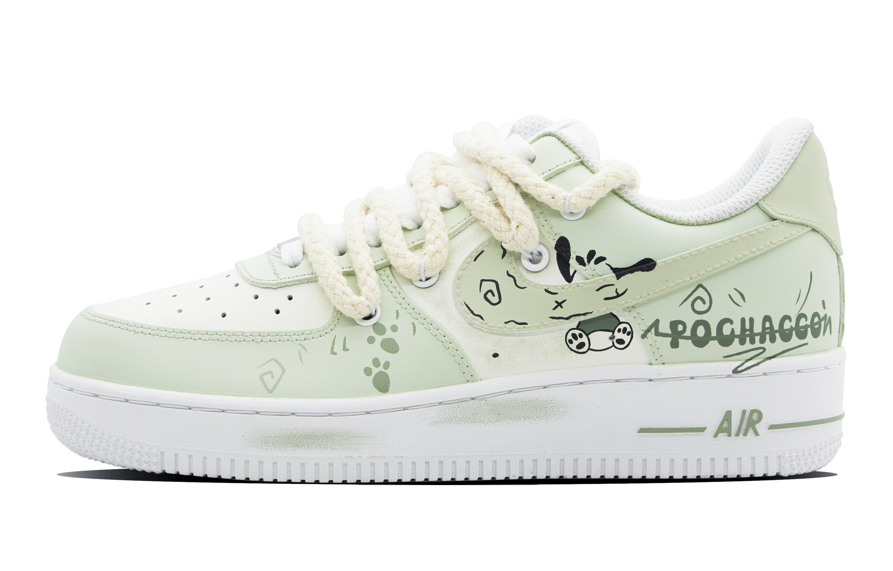 Buy [Sepatu Custom] Nike Air Force 1 Low 'Mint Green Pup Toast' CW2288-111-486679