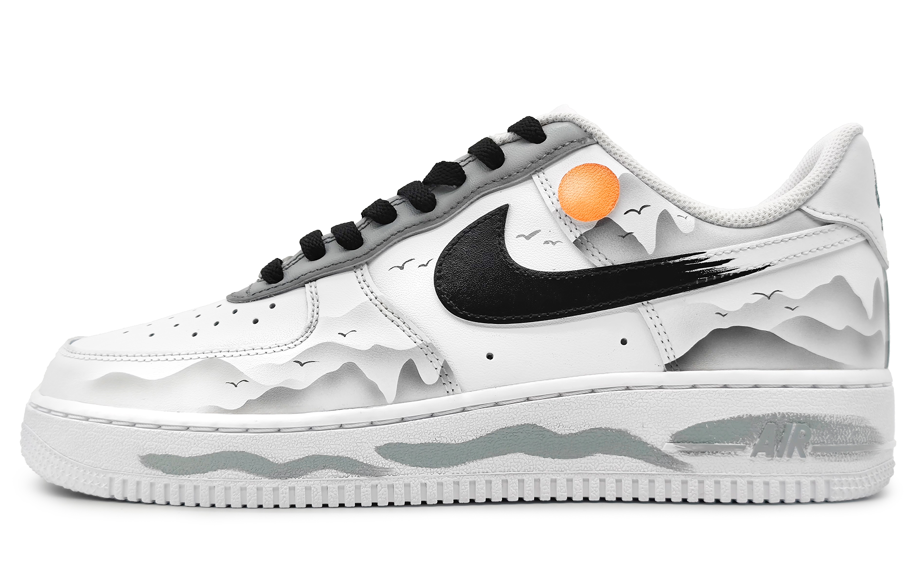 Buy Zapatillas Nike Air Force 1 Low 'Misty Ink Streams' Personalizadas CW2288-111(Team16-男款墨影千川)