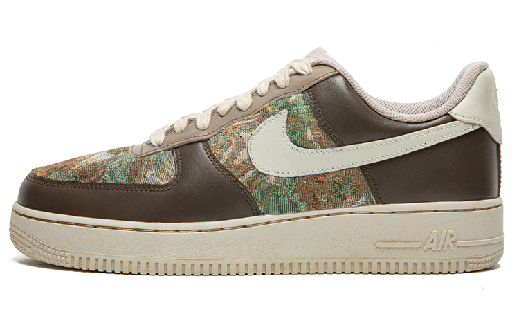 Buy 【訂製球鞋】Nike Air Force 1 空軍一號 野鶴製造 油畫風主題 特殊禮盒版 咖啡染 休閒 低幫 板鞋 男款 摩卡
